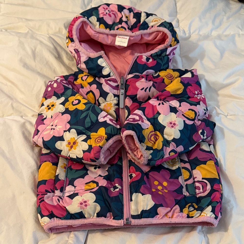 Hanna Andersson Pink Floral Jacket